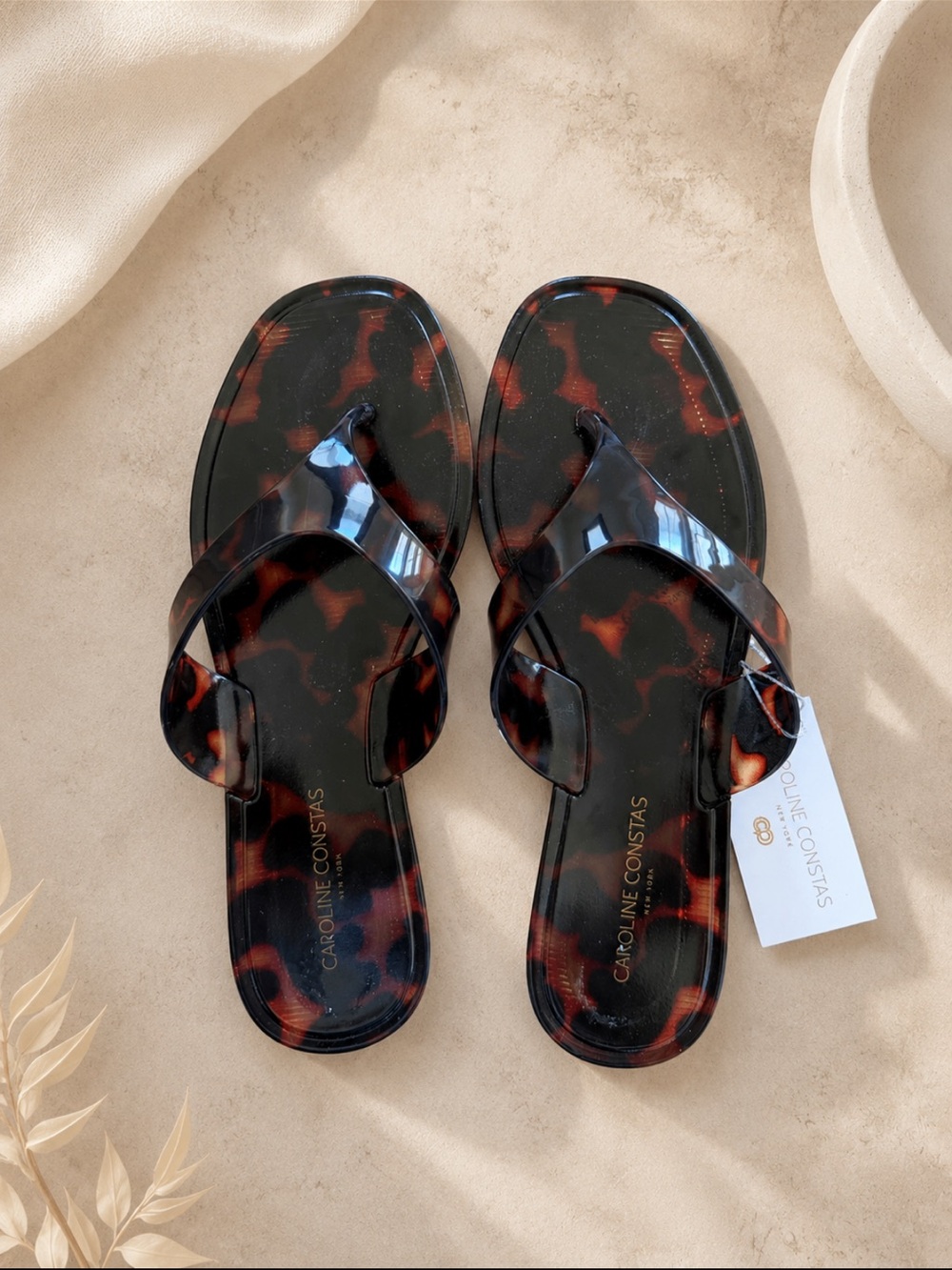 Caroline Constas jelly sandals